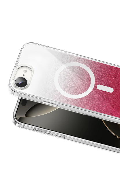 Onegif Apple iPhone 17E Sora Simli Magsafe Kapak - Kırmızı
