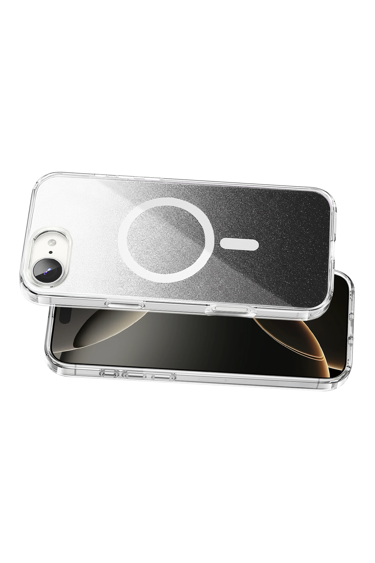 Onegif Apple iPhone 17E Sora Simli Magsafe Kapak - Siyah
