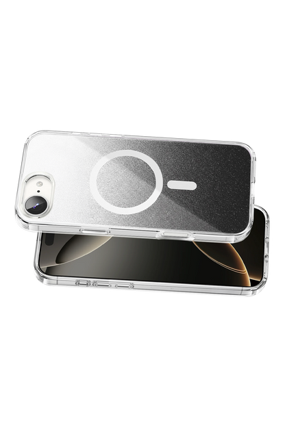 Onegif Apple iPhone 17E Sora Simli Magsafe Kapak - Siyah