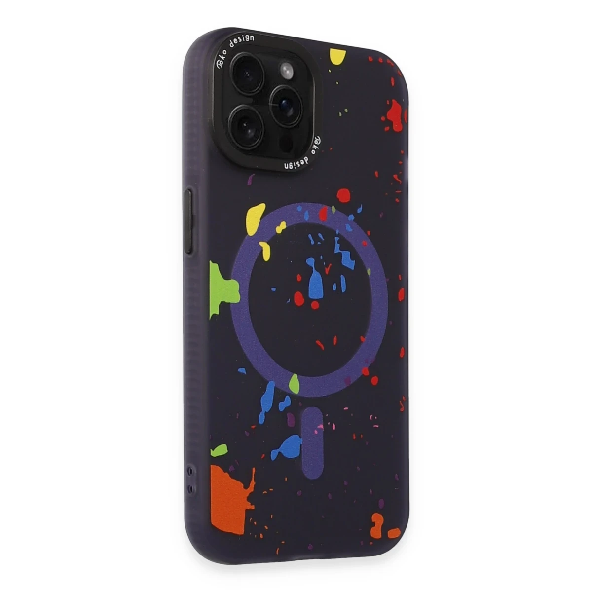 Joko Apple iPhone 14 Pro Colorful Magsafe Kapak - Derin Mor