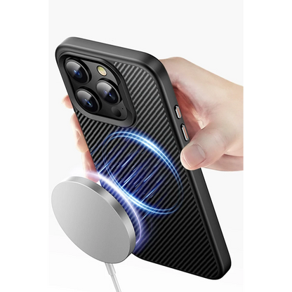 Joko Apple iPhone 14 Pro Dart Karbon Magsafe Kapak - Siyah