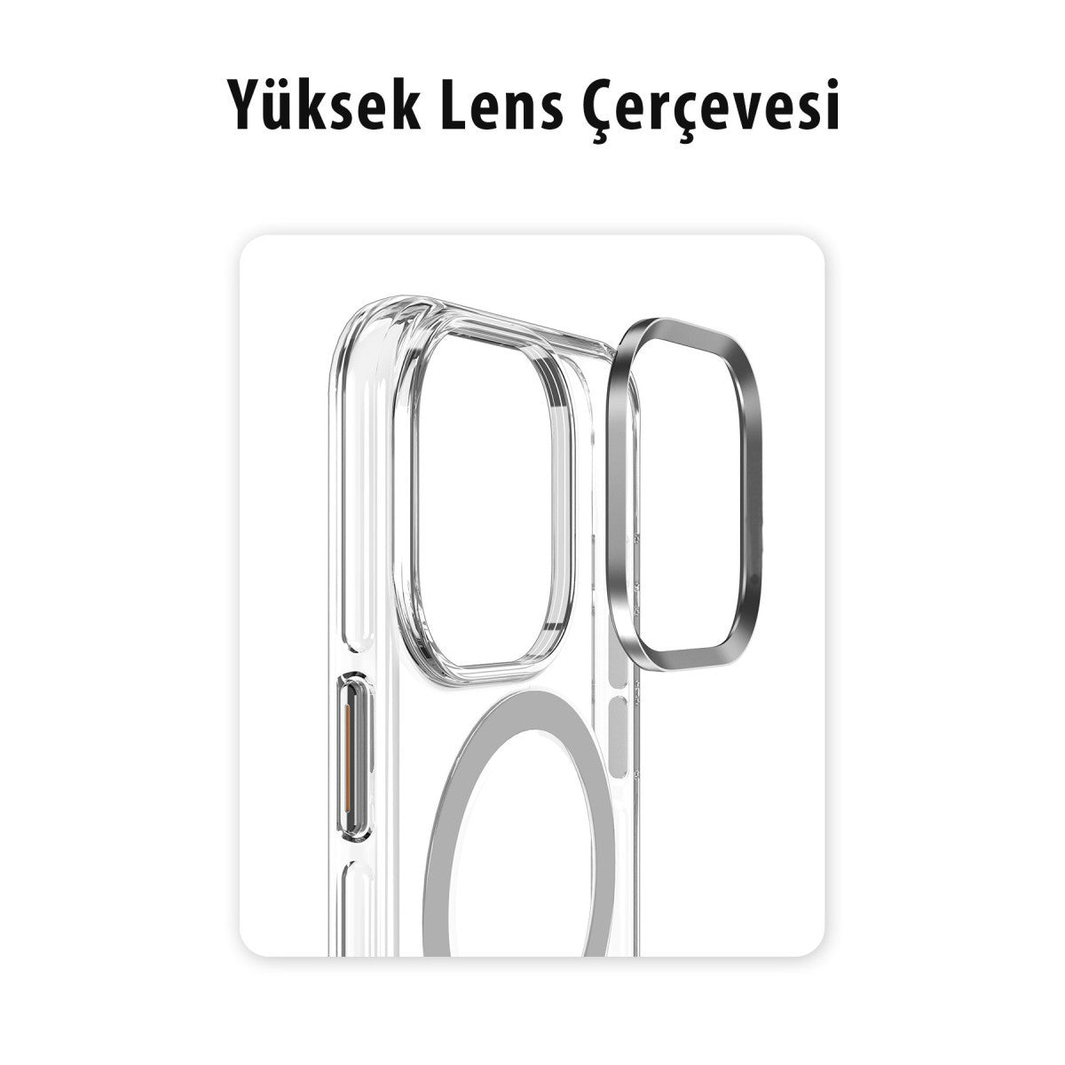 Joko Apple iPhone 14 Pro Kılıf Crystal Magsafe Kapak