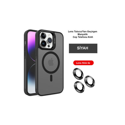 Joko Apple iPhone 14 Pro Kılıf Flet Lens Magsafe Kapak