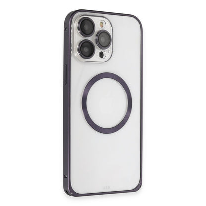 Joko Apple iPhone 14 Pro Kılıf Metal Bumper Magneticsafe Kapak
