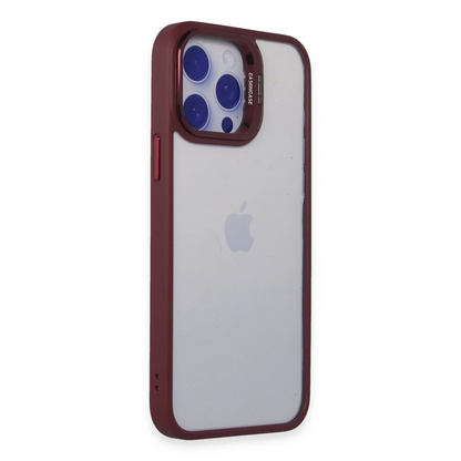Joko Apple iPhone 14 Pro Kılıf Roblox Lens Standlı Kapak - Bordo