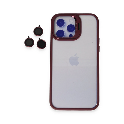 Joko Apple iPhone 14 Pro Kılıf Roblox Lens Standlı Kapak - Bordo