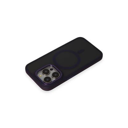 Joko Apple iPhone 14 Pro Max Kılıf Rocky Magsafe Kapak - Siyah-Kırmızı