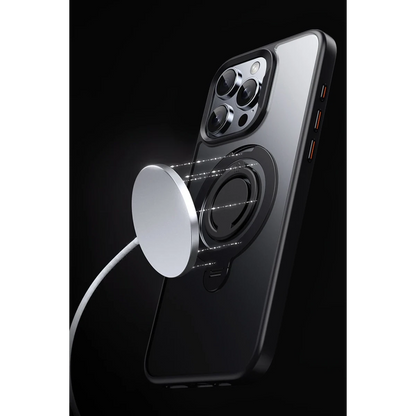 Joko Apple iPhone 15 Pro Avatar 360 Dönen Magsafe Kapak - Titan Gri