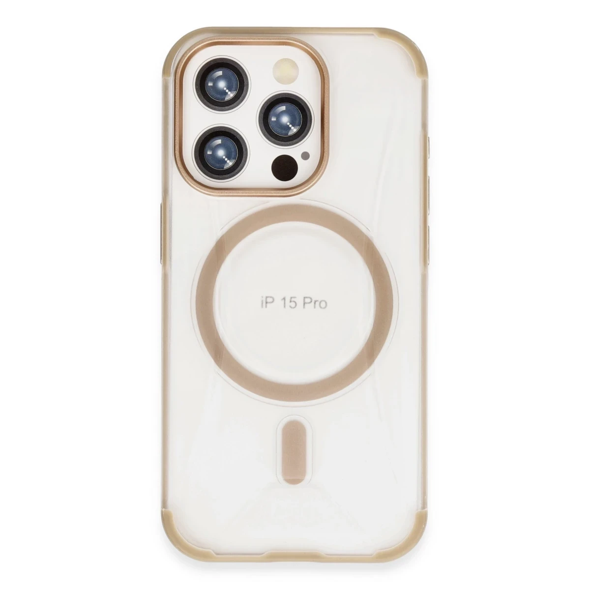 Joko Apple iPhone 15 Pro Hilton Magsafe Kapak - Gold