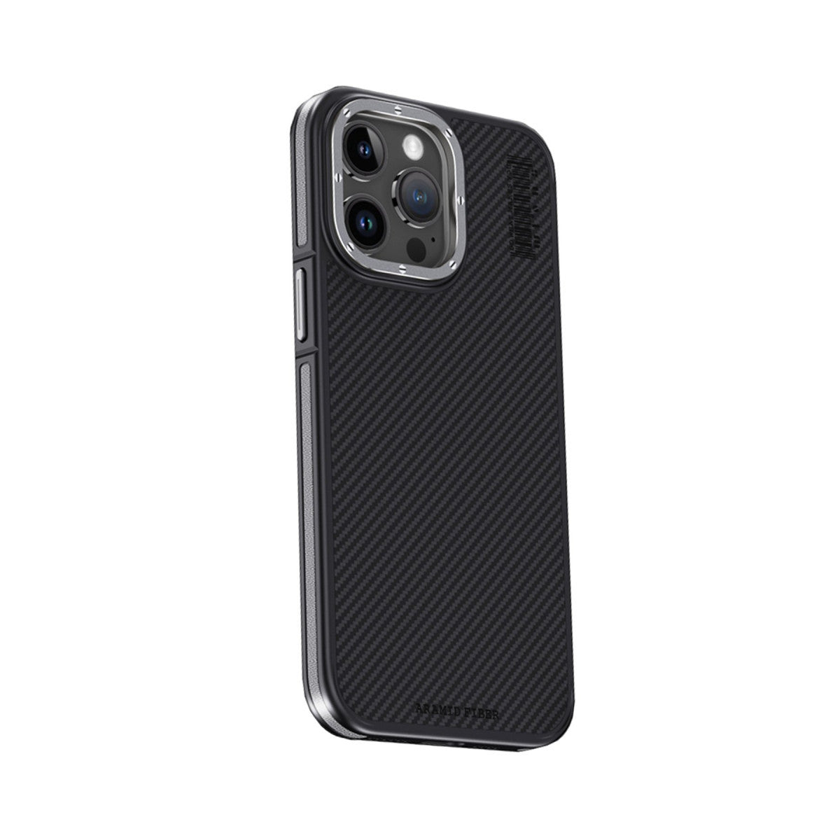 Joko Apple iPhone 15 Pro Kılıf Aramid 600D Kevlar Karbon Fiber Magsafe Kapak