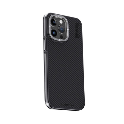 Joko Apple iPhone 15 Pro Kılıf Aramid 600D Kevlar Karbon Fiber Magsafe Kapak