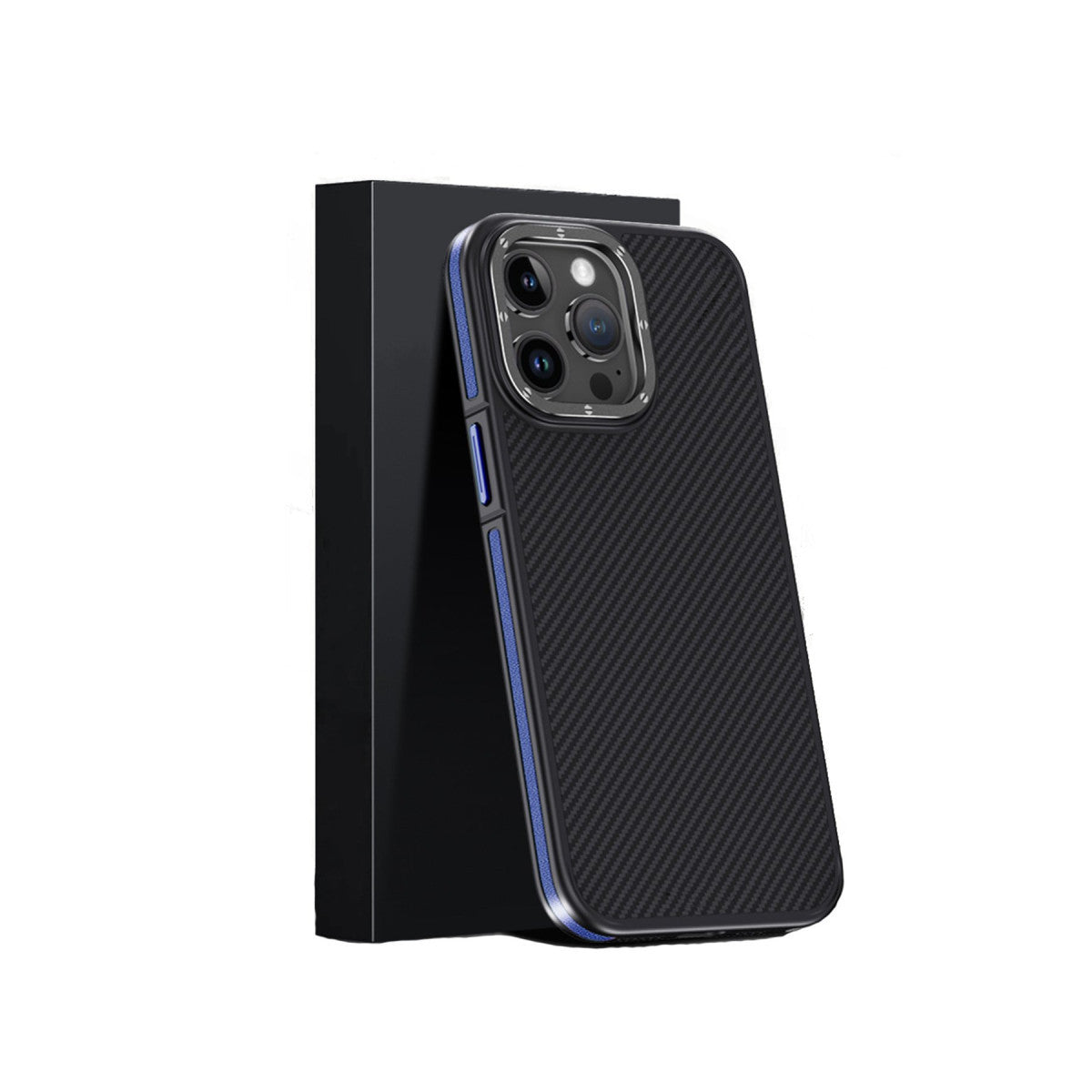 Joko Apple iPhone 15 Pro Kılıf Aramid 600D Kevlar Karbon Fiber Magsafe Kapak