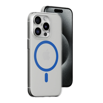 Joko Apple iPhone 15 Pro Kılıf Bubble Magsafe Kapak - Mavi