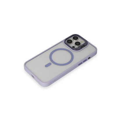 Joko Apple iPhone 15 Pro Kılıf Roblox Lens Magsafe Standlı Kapak - Lila