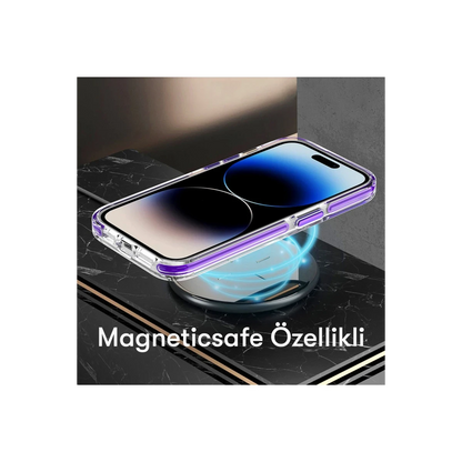 Joko Apple iPhone 15 Pro Max Bella Magsafe Kapak - Mavi