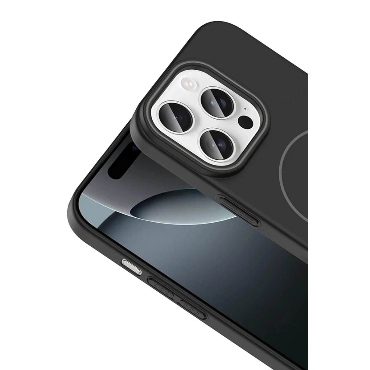 Joko Apple iPhone 15 Pro Max Broş Magsafe Kapak - Krem