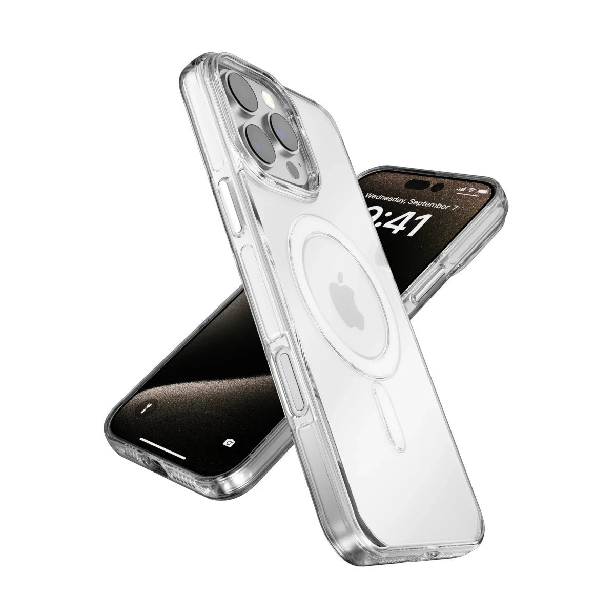 Joko Apple iPhone 15 Pro Max Gleam PC Sert Magsafe Kılıf - Şeffaf