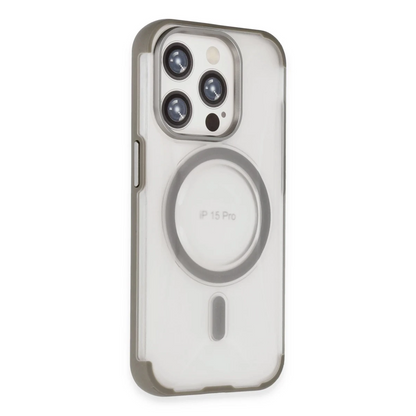 Joko Apple iPhone 15 Pro Max Hilton Magsafe Kapak - Titan Gri