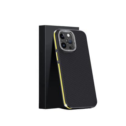 Joko Apple iPhone 15 Pro Max Kılıf Aramid 600D Kevlar Karbon Fiber Magsafe Kapak