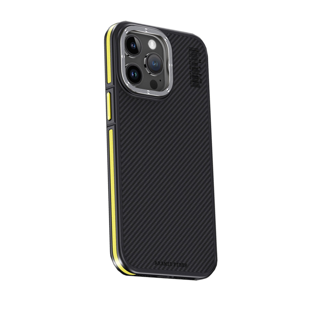 Joko Apple iPhone 15 Pro Max Kılıf Aramid 600D Kevlar Karbon Fiber Magsafe Kapak