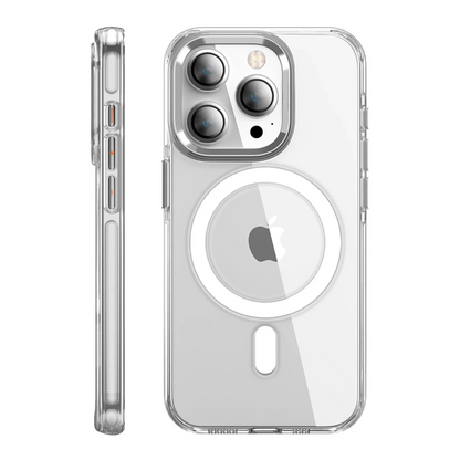Joko Apple iPhone 15 Pro Max Kılıf Crystal Magsafe Kapak - Şeffaf