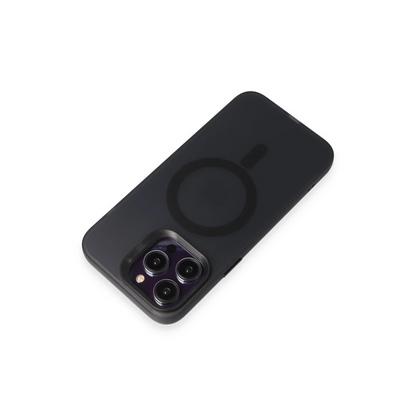 Joko Apple iPhone 15 Pro Max Kılıf Mateks Magsafe Kapak - Siyah