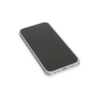 Joko Apple iPhone 15 Pro Max Kılıf Metal Bumper Magneticsafe Kapak - Gri