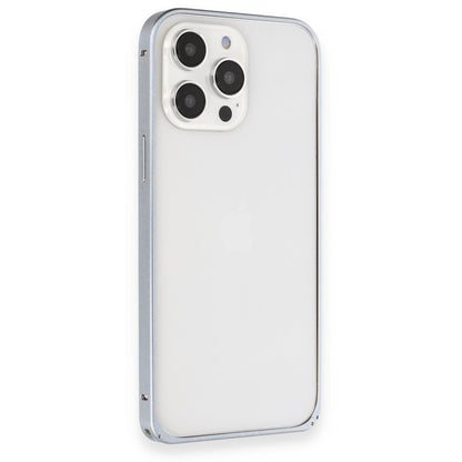 Joko Apple iPhone 15 Pro Max Kılıf Metal Bumper Magneticsafe Kapak