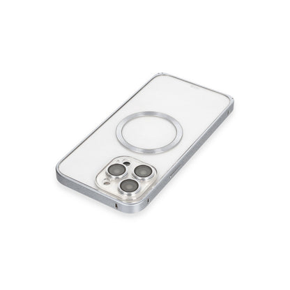 Joko Apple iPhone 15 Pro Max Kılıf Metal Bumper Magneticsafe Kapak