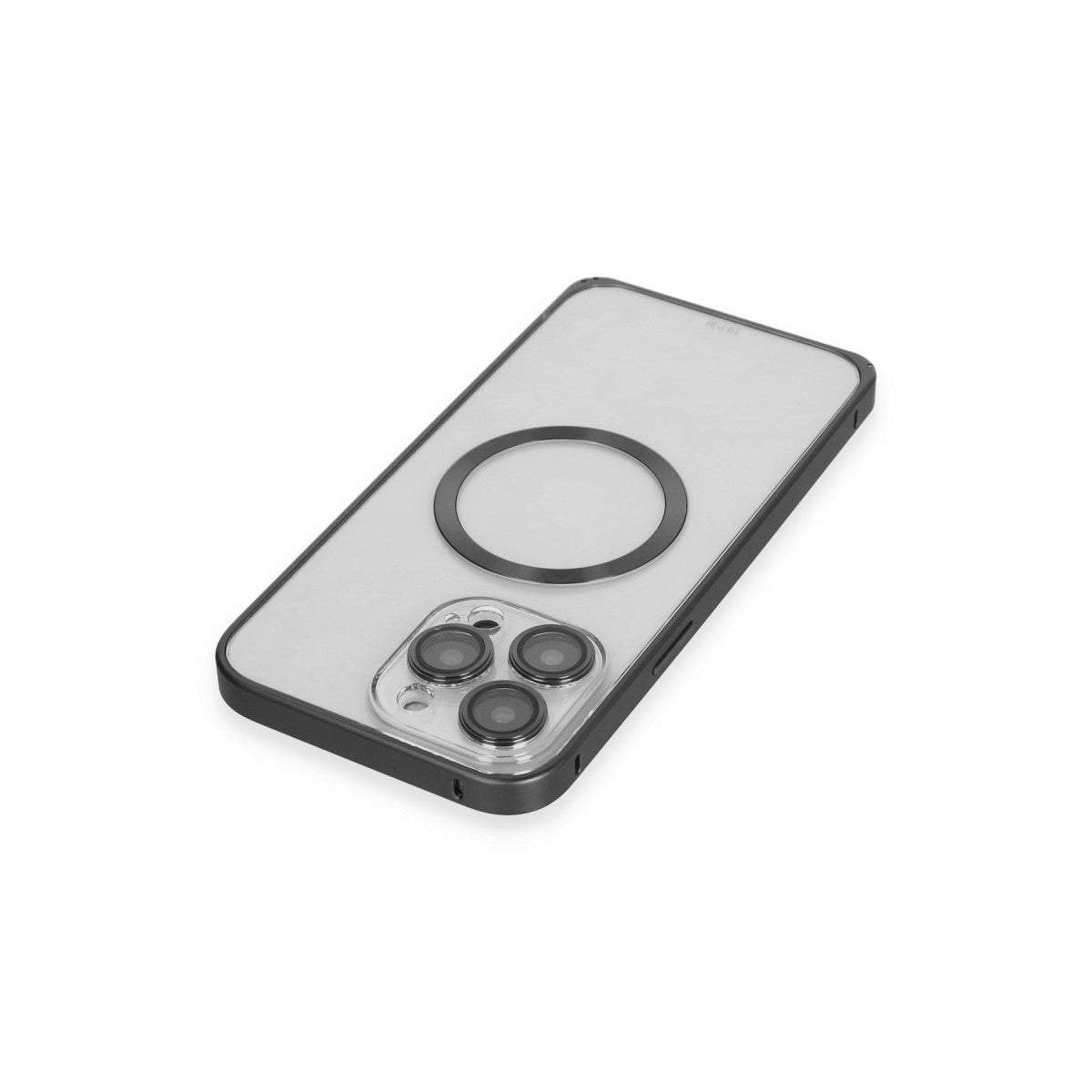 Joko Apple iPhone 15 Pro Max Kılıf Metal Bumper Magneticsafe Kapak