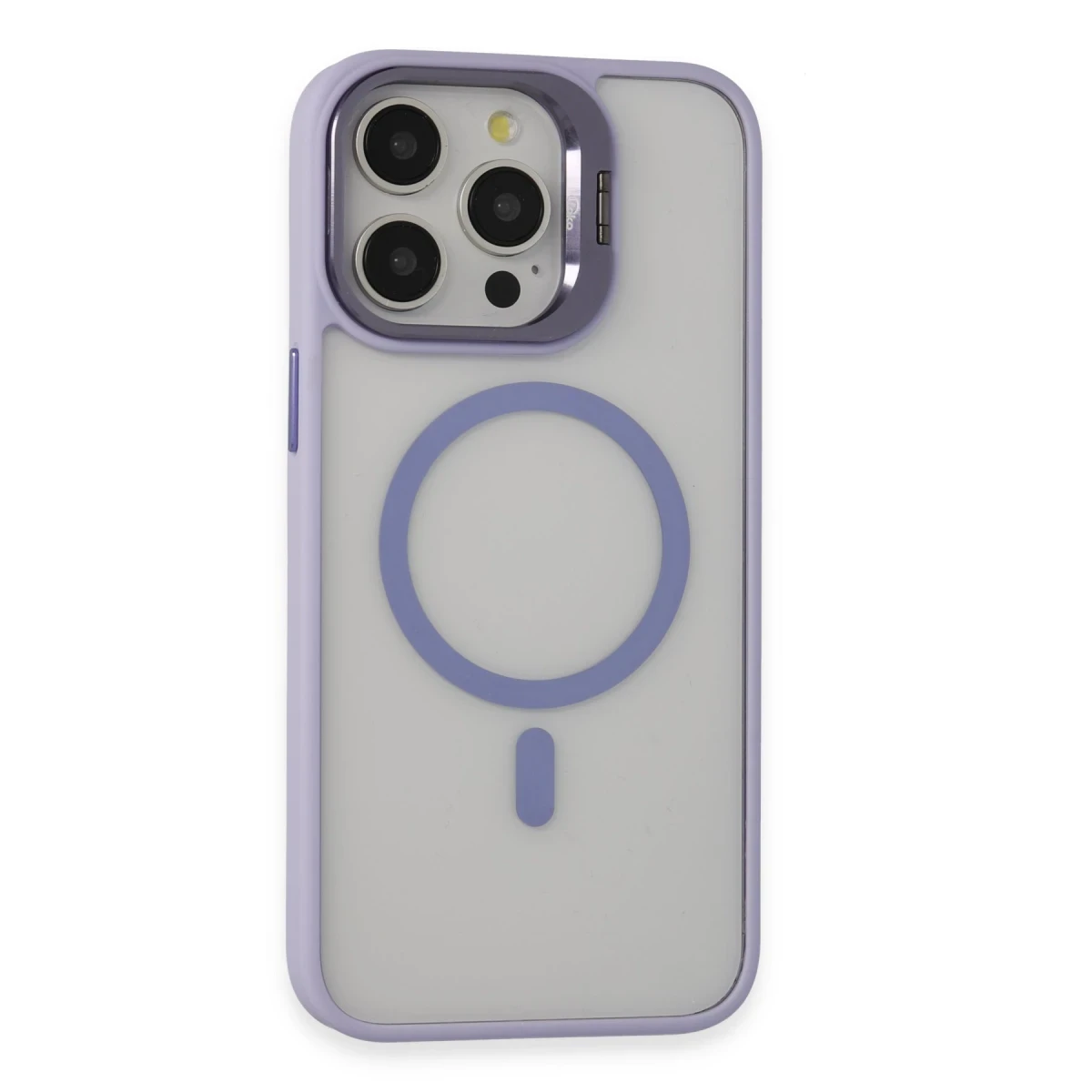 Joko Apple iPhone 15 Pro Max Kılıf Roblox Lens Magsafe Standlı Kapak - Lila
