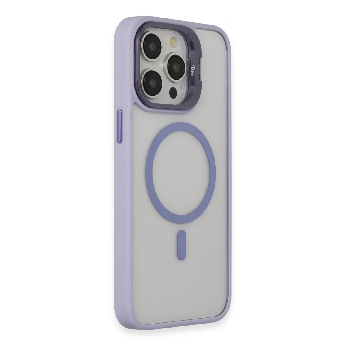 Joko Apple iPhone 15 Pro Max Kılıf Roblox Lens Magsafe Standlı Kapak - Lila