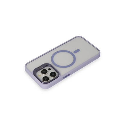 Joko Apple iPhone 15 Pro Max Kılıf Roblox Lens Magsafe Standlı Kapak - Lila