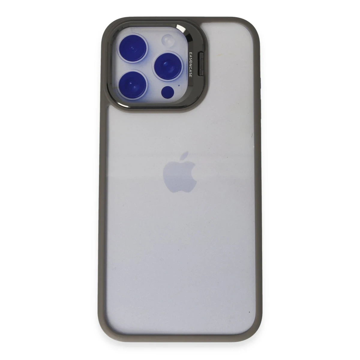 Joko Apple iPhone 15 Pro Max Kılıf Roblox Lens Standlı Kapak - Titan Gri