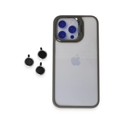 Joko Apple iPhone 15 Pro Max Kılıf Roblox Lens Standlı Kapak - Titan Gri