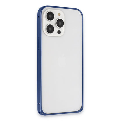Joko Apple iPhone 15 Pro Max Metal Bumper Mat Kapak