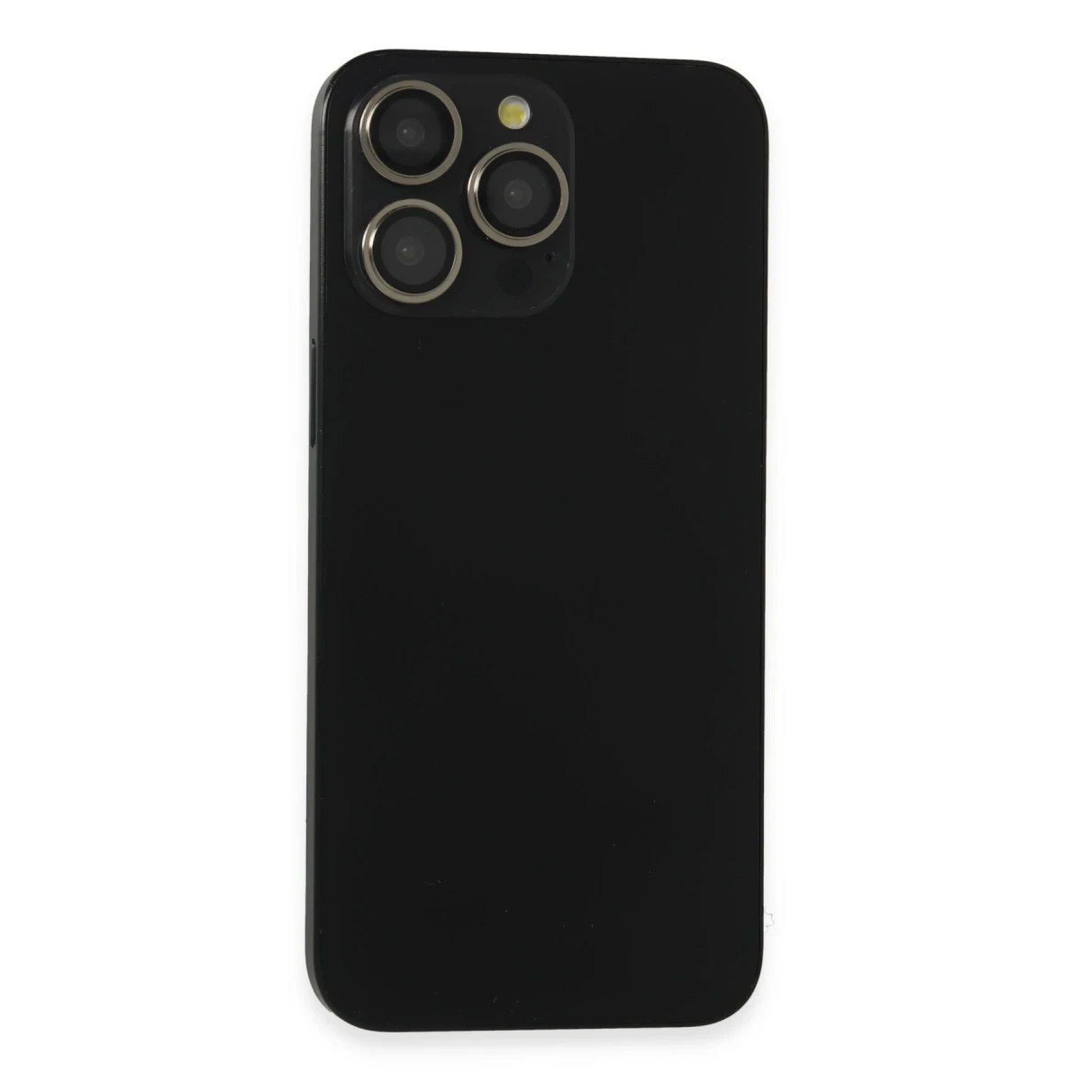 Joko Apple iPhone 15 Pro Max PVD Metal Kamera Lens - Siyah