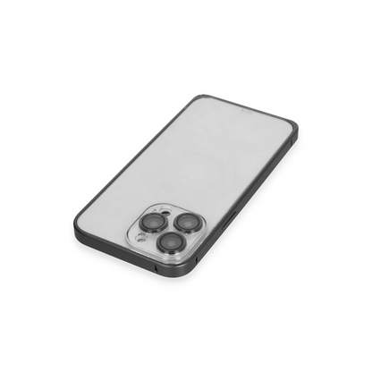 Joko Apple iPhone 15 Pro Metal Bumper Mat Kapak - Siyah