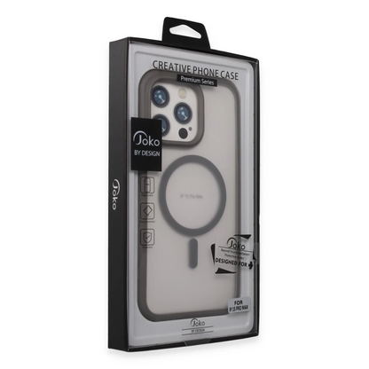 Joko Apple iPhone 15 Pro Toras Airbag Magsafe Kapak - Titan Gri