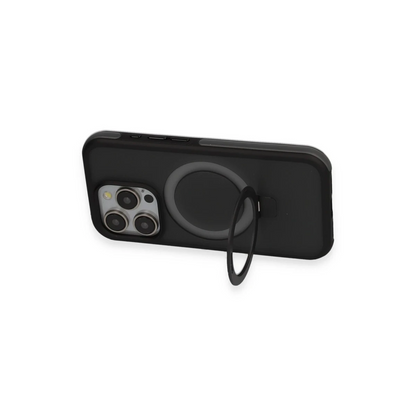 Joko Apple iPhone 15 Pro Zorda Airbag Magsafe Standlı Kapak - Titan Gri