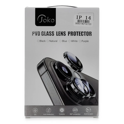 Joko Apple iPhone 15 PVD Metal Kamera Lens - Turuncu