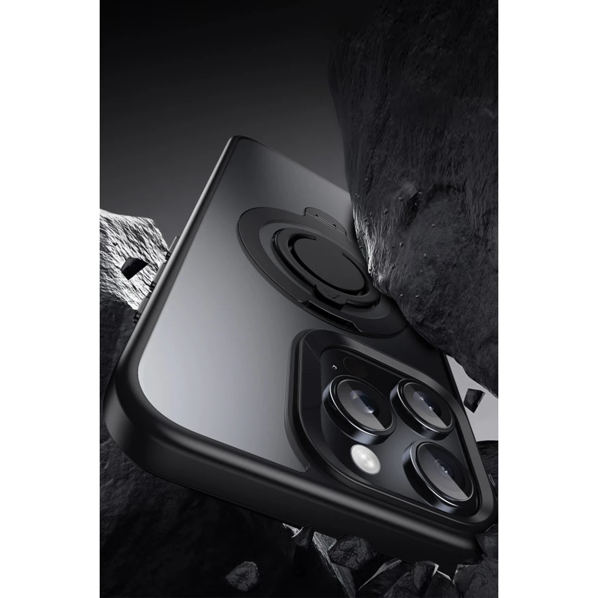 Joko Apple iPhone 16 Avatar 360 Dönen Magsafe Kapak - Titan Gri