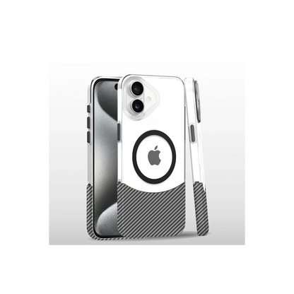 Joko Apple iPhone 16 Carbon Puzzle Magsafe Kapak - Beyaz