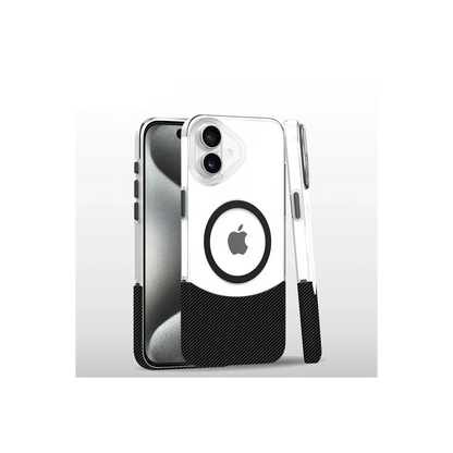 Joko Apple iPhone 16 Carbon Puzzle Magsafe Kapak - Siyah