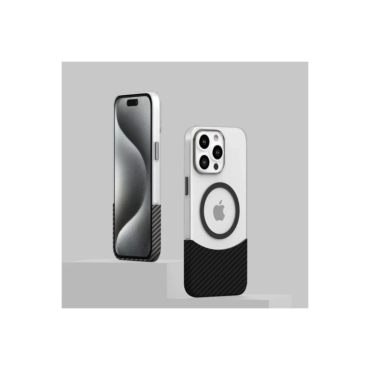 Joko Apple iPhone 16 Carbon Puzzle Magsafe Kapak - Yeşil