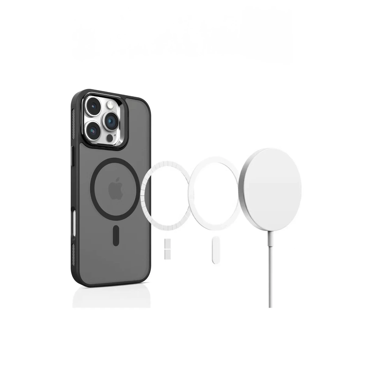 Joko Apple iPhone 16 Flet Lens Magsafe Kapak - Koyu Yeşil