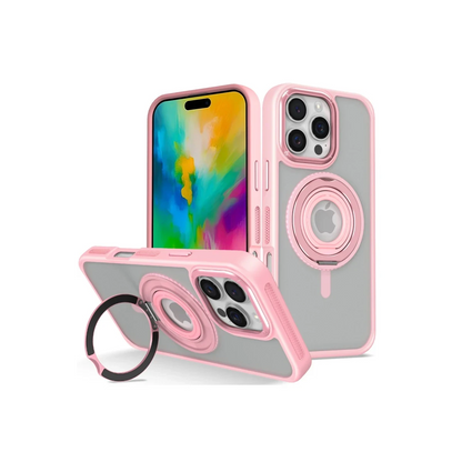 Joko Apple iPhone 16 Pro Banza Magsafe Standlı Kapak - Pembe