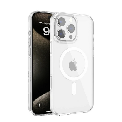 Joko Apple iPhone 16 Pro Max Gleam PC Sert Magsafe Kılıf - Şeffaf