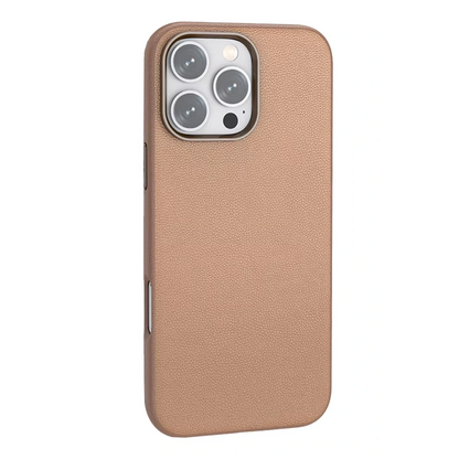 Joko Apple iPhone 16 Pro Wonder Deri Magsafe Kapak - Bronz