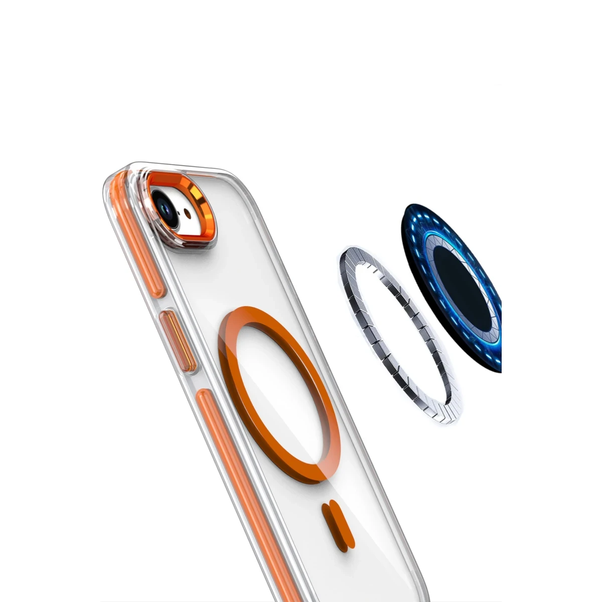 Joko Apple iPhone 16E Bella Magsafe Kapak - Turuncu